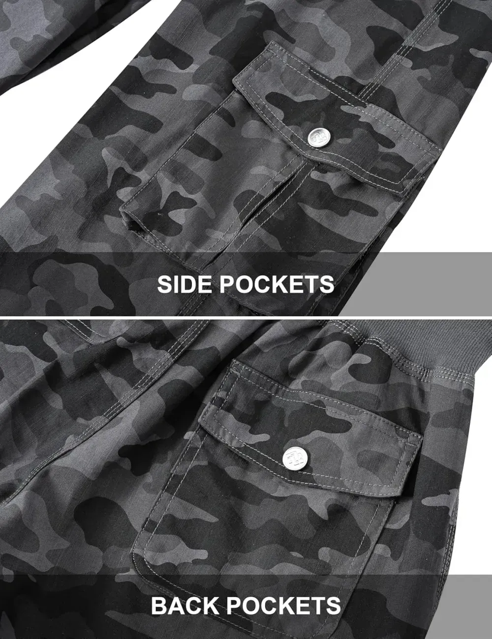 MoFiz Womens Capris with Pockets Loose Fit Casual Capri Pants Dressy Lightweight Ladies Baggy Cargo Pants for Hiking