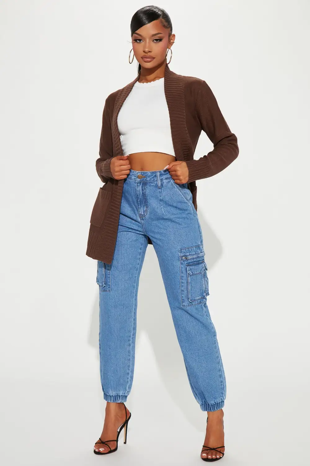 Moments After Cardigan - Chocolate