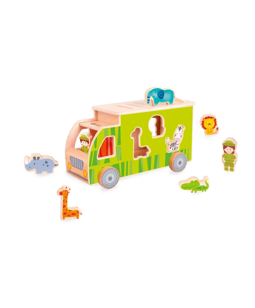 Classic World Animal Truck Wooden Shape Sorting Toy
