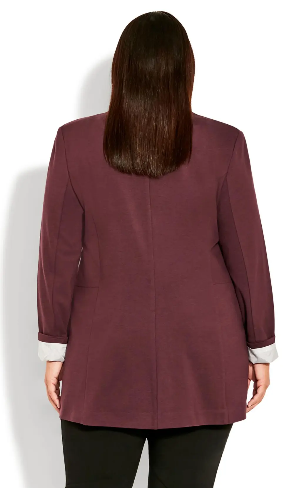 Evans Burgundy Red Blazer