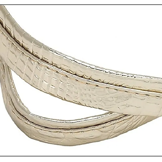 Women's Shoulder Bag Tote PU Leather Daily Embossed Solid Color Crocodile Silver Black Gold