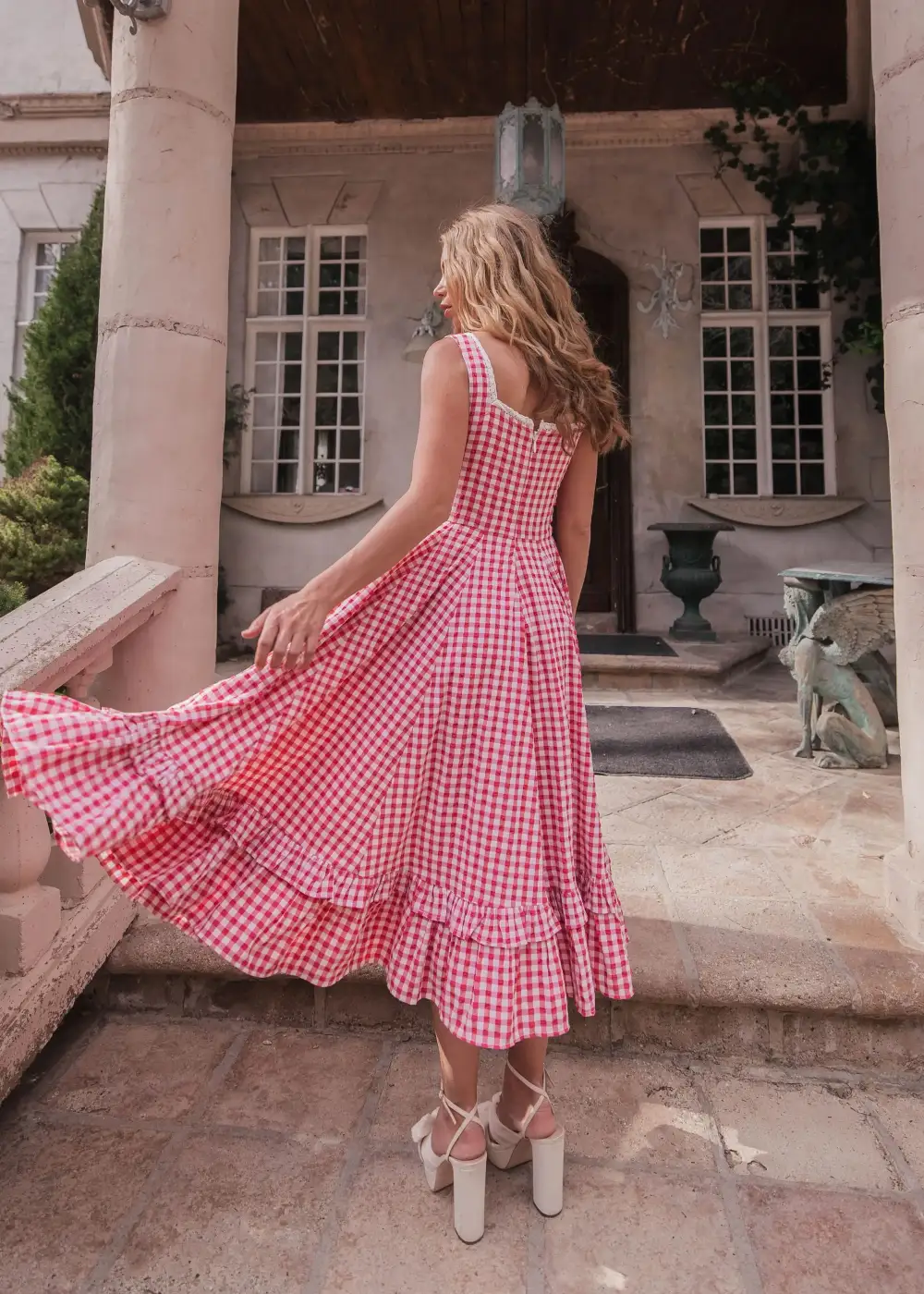 Daze Dress Red Gingham