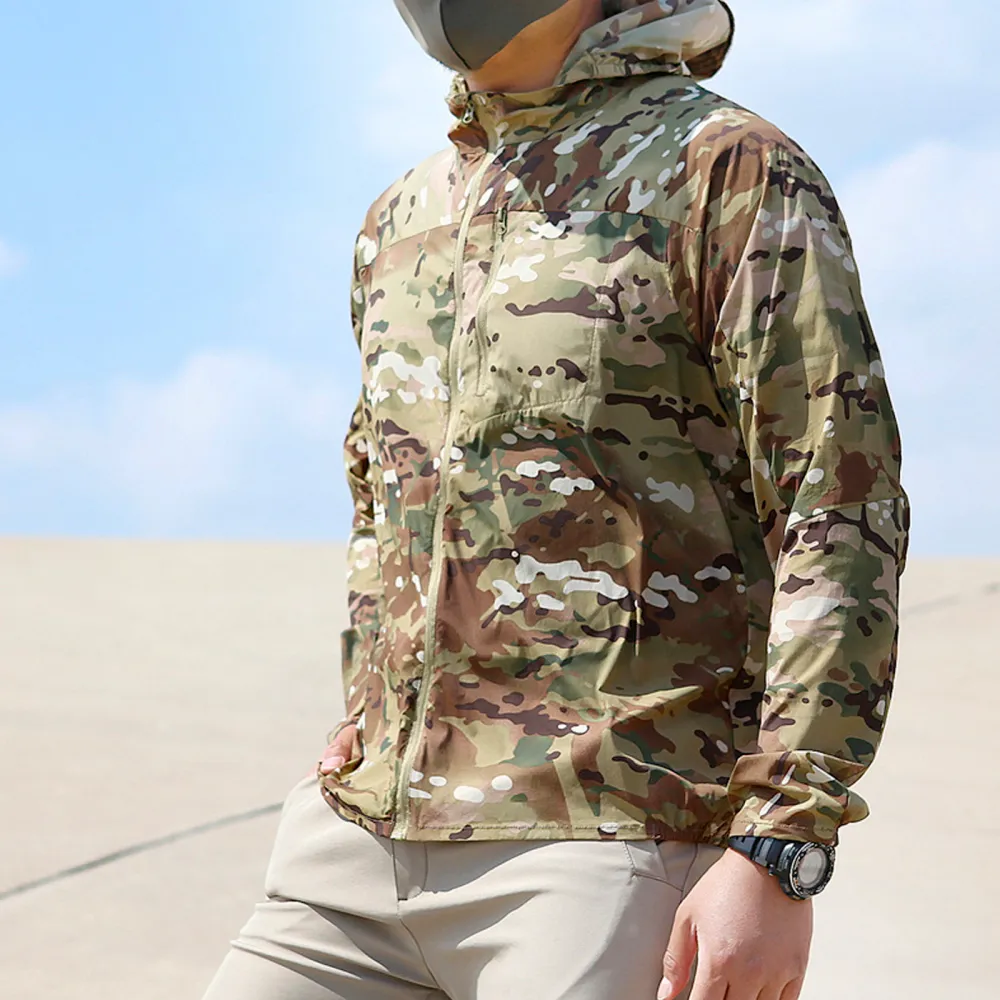 Explorer-2 Hooded Sunscreen Tactical Shirt | Waterproof | Lightweight