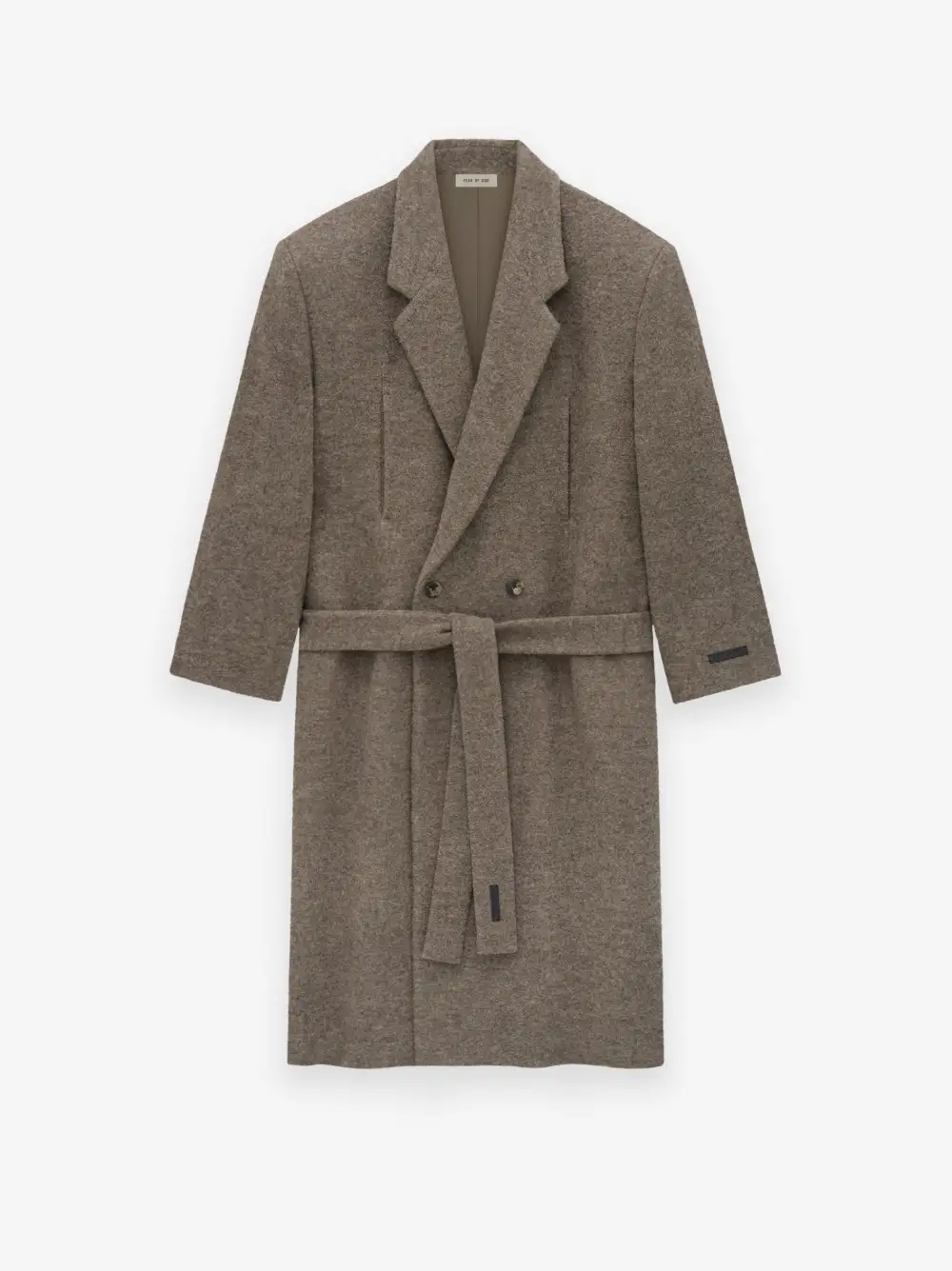 Boiled Wool Relaxed Overcoat