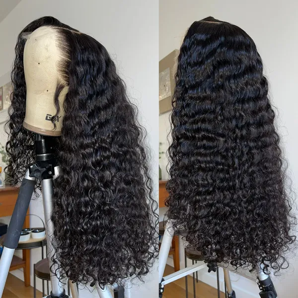 Sterly Hair HD Transparent Lace 13×4/13×6 Deep Wave Frontal Human Hair Wigs