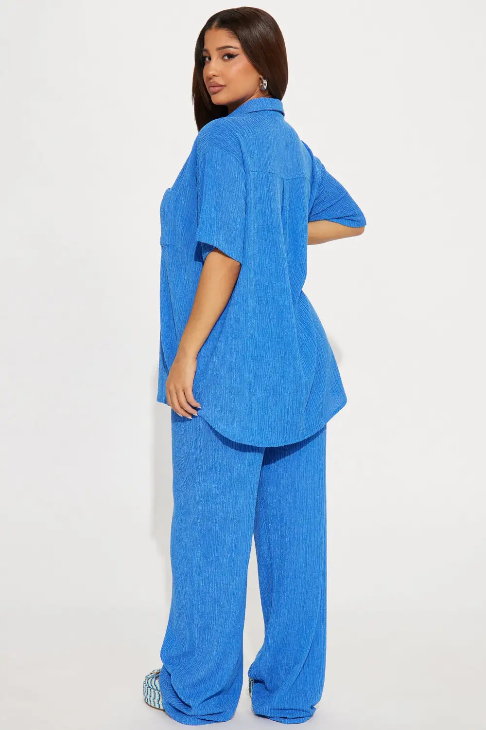 Vacay Vibes Pant Set - Blue