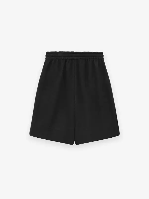 Boiled Wool Relaxed Shorts