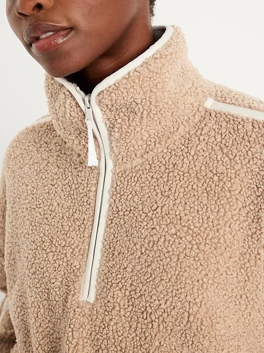 Quarter Zip Turtleneck Pullover