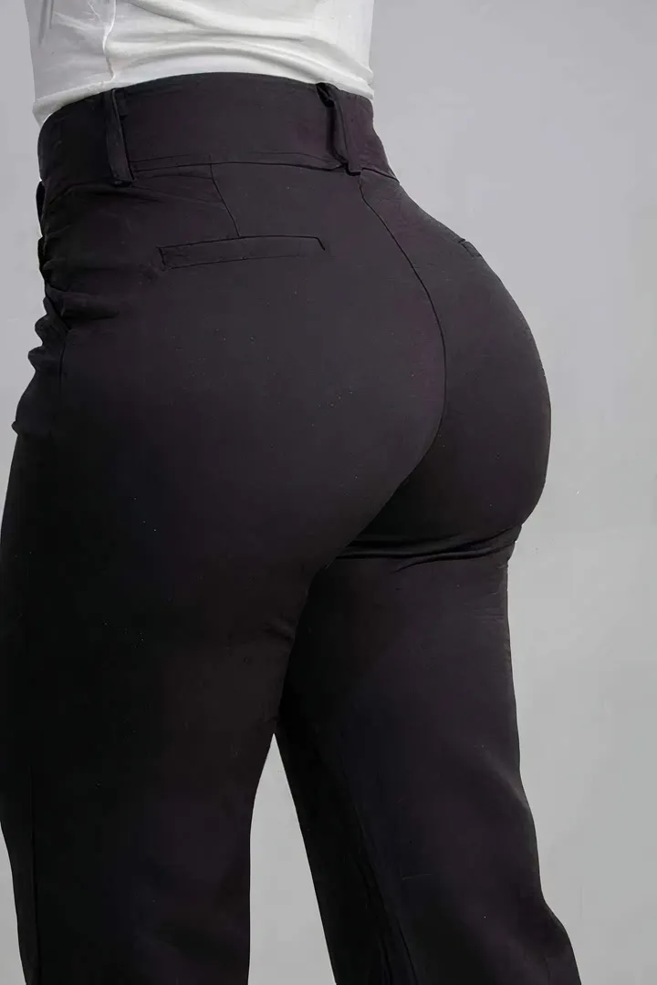 High Waist Pocket Wide Leg Jeans