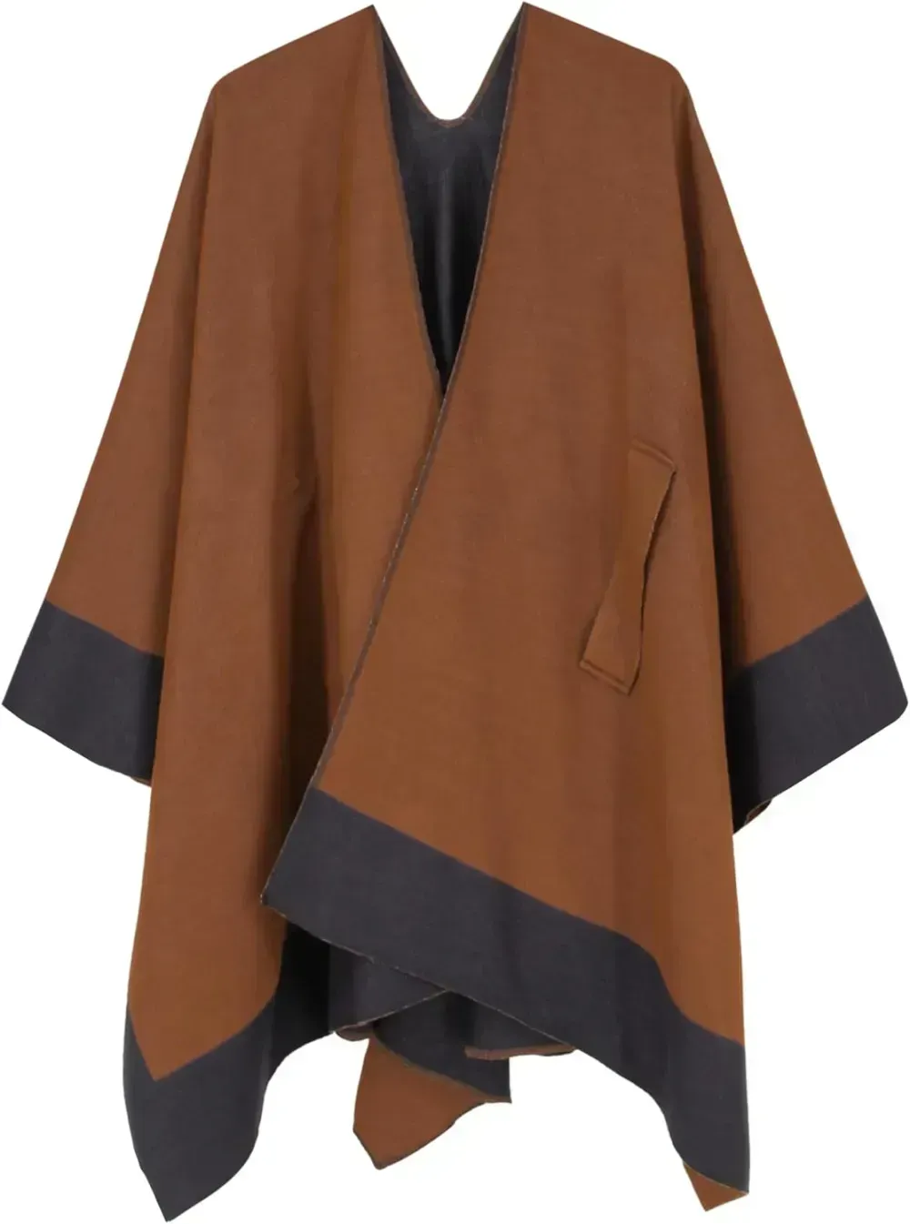 Women's Shawl Wrap Poncho Ruana Cape Open Front Cardigan Shawls for Fall Winter
