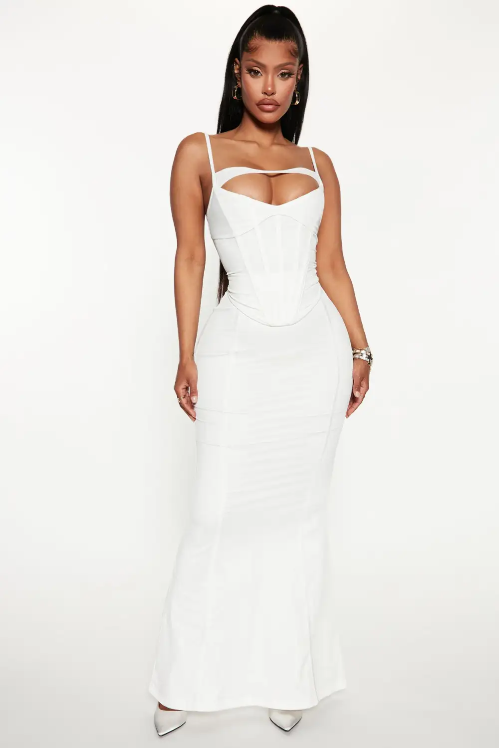 She's Just The One Skirt Set - White