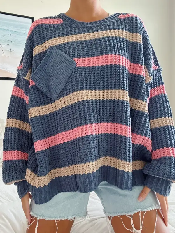 EVERYDAY STRIPED SWEATER