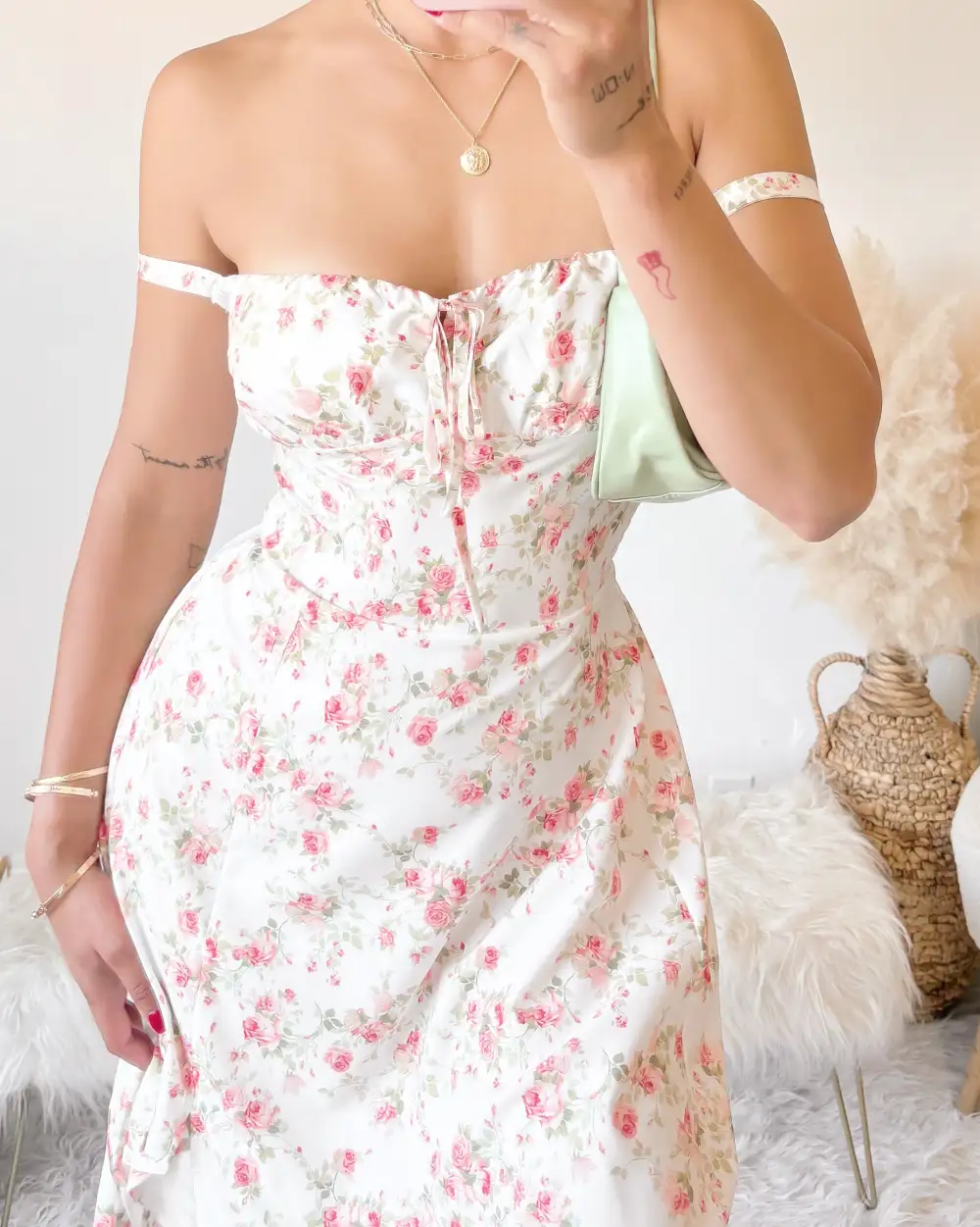MAGNOLIA FLORAL DRESS