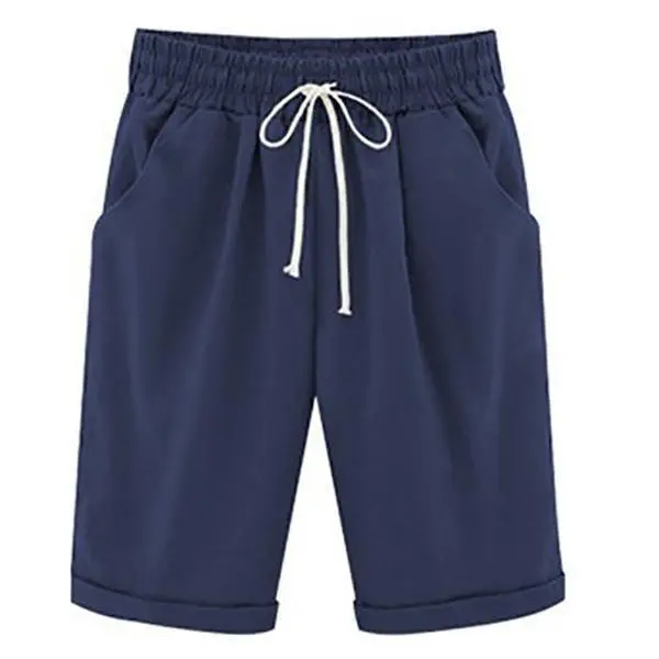6 Color Plus Size Pockets  Beach Wear Casual Shorts