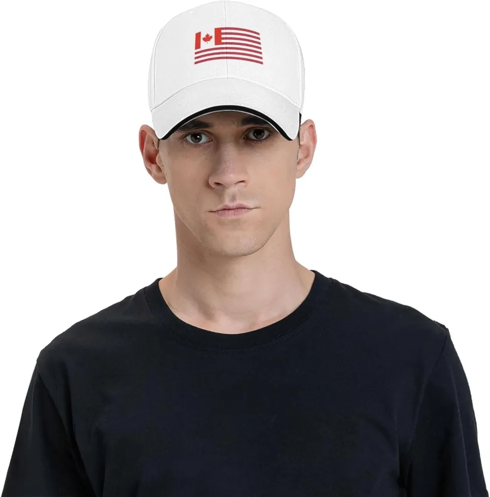 51st State Make Canada 51st State Hat Make America Canada Great Again Hat Cap for Men Women Black