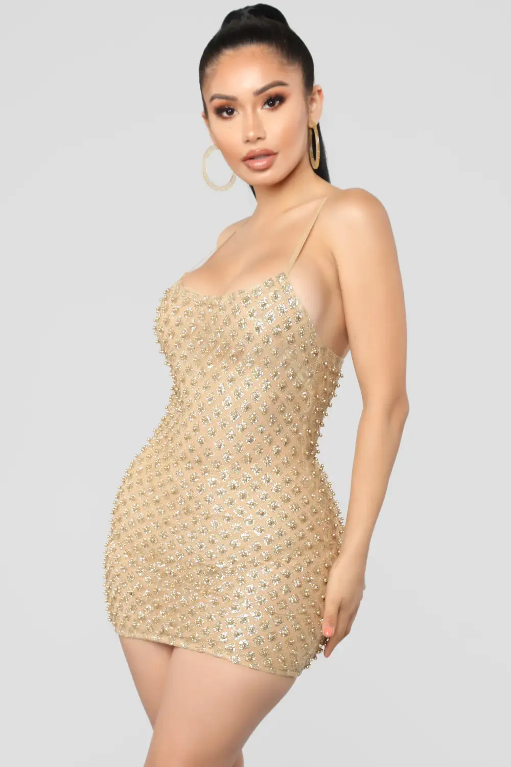 Roxi Dress - Gold