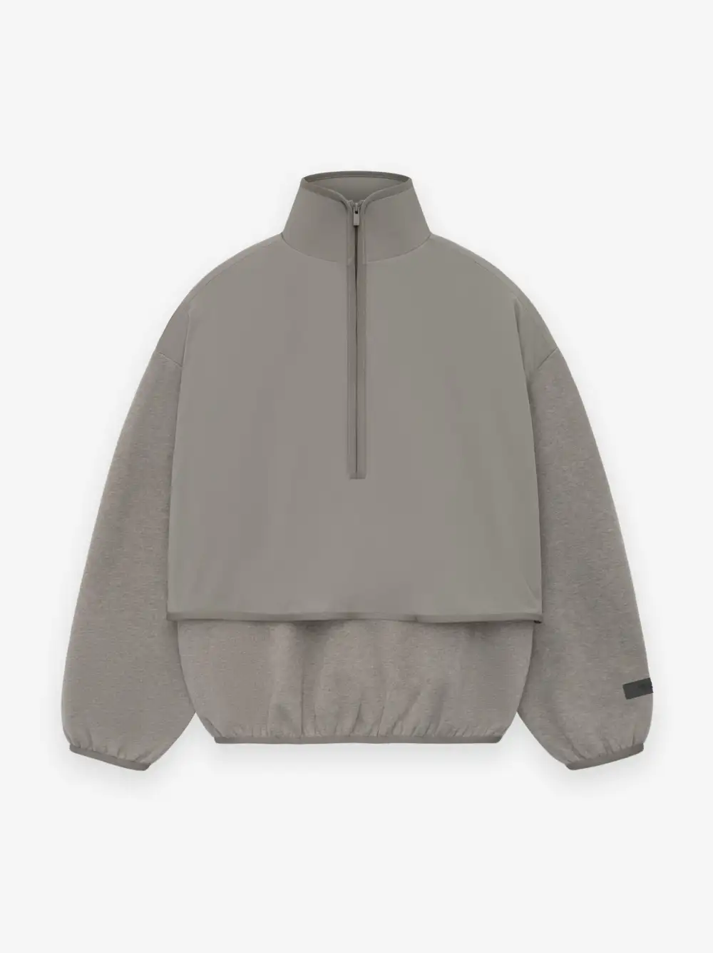 NYLON FLEECE MOCKNECK