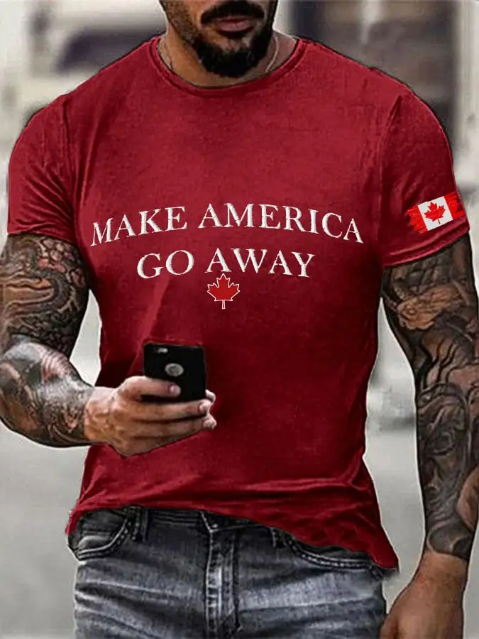Men's Make America Go Away Printed T-Shirt