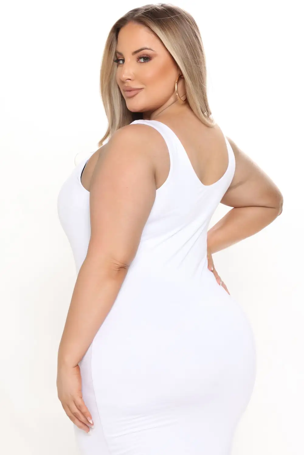 Your Needs Met Dress - White
