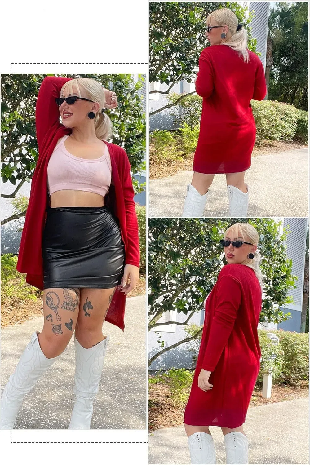 Women's Long Sleeve Lightweight Cardigan with Pockets Jacket