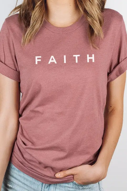 Layered Look Soft Graphic Crew Tee