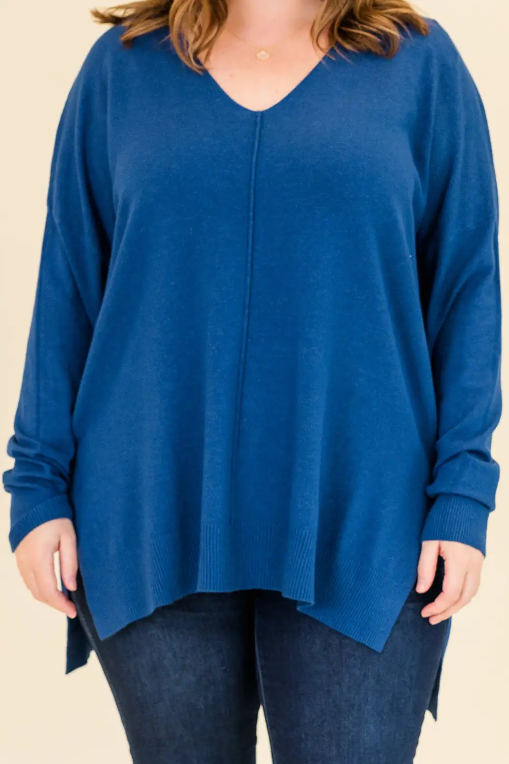 Perfect For Outside Sweater, Heather Light Navy