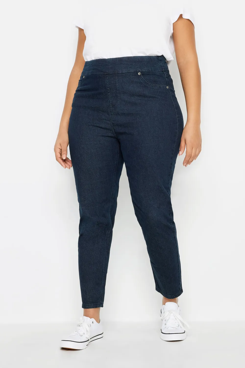 Evans Indigo Blue Denim Straight Leg Jeans