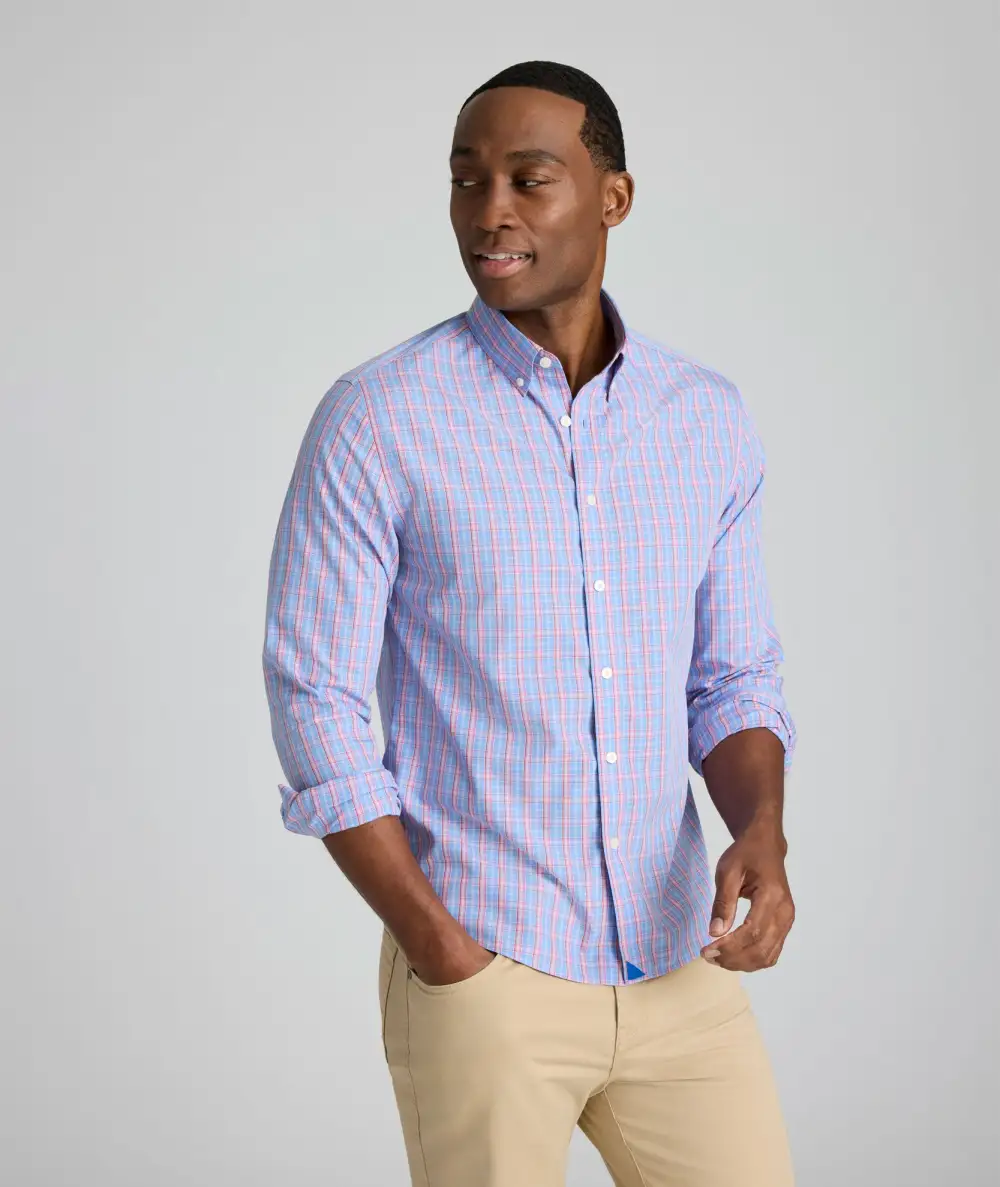 Wrinkle-Free Harrington Shirt