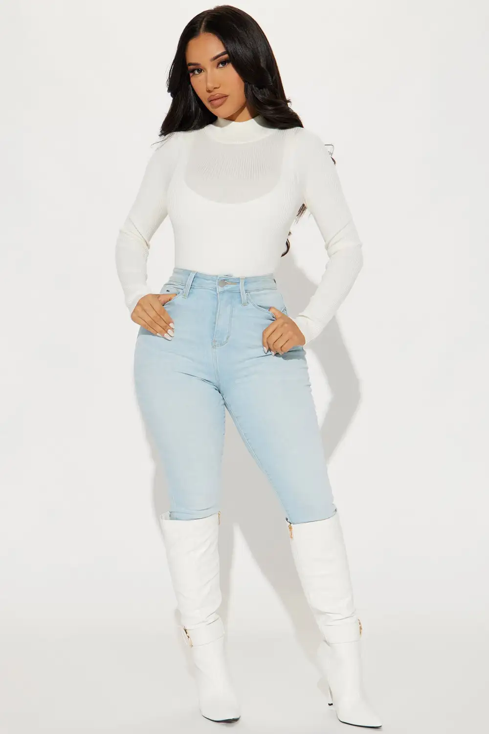 Day In Pasadena Sweater - White