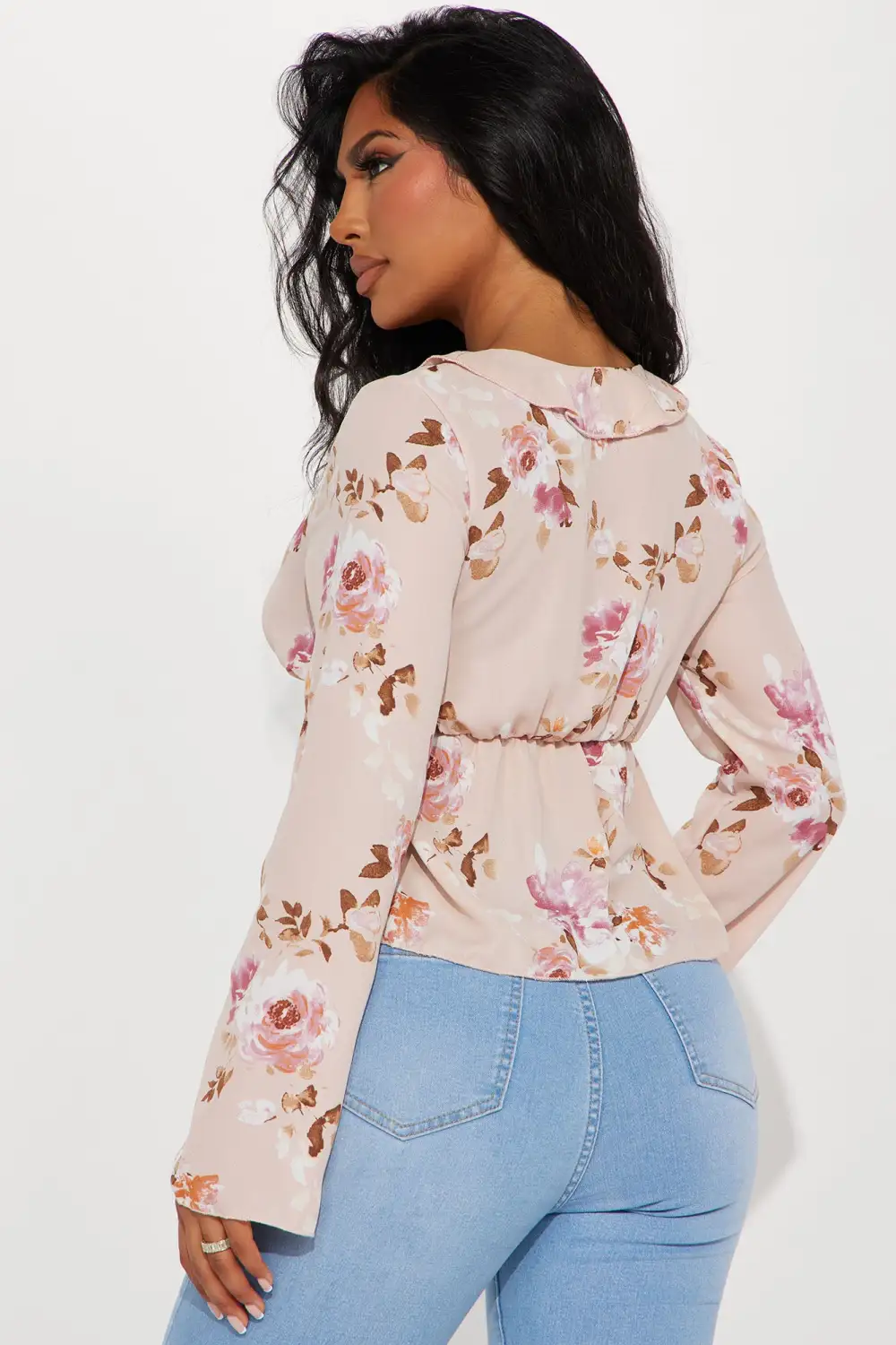 Travel With Floral Top - Pink/combo