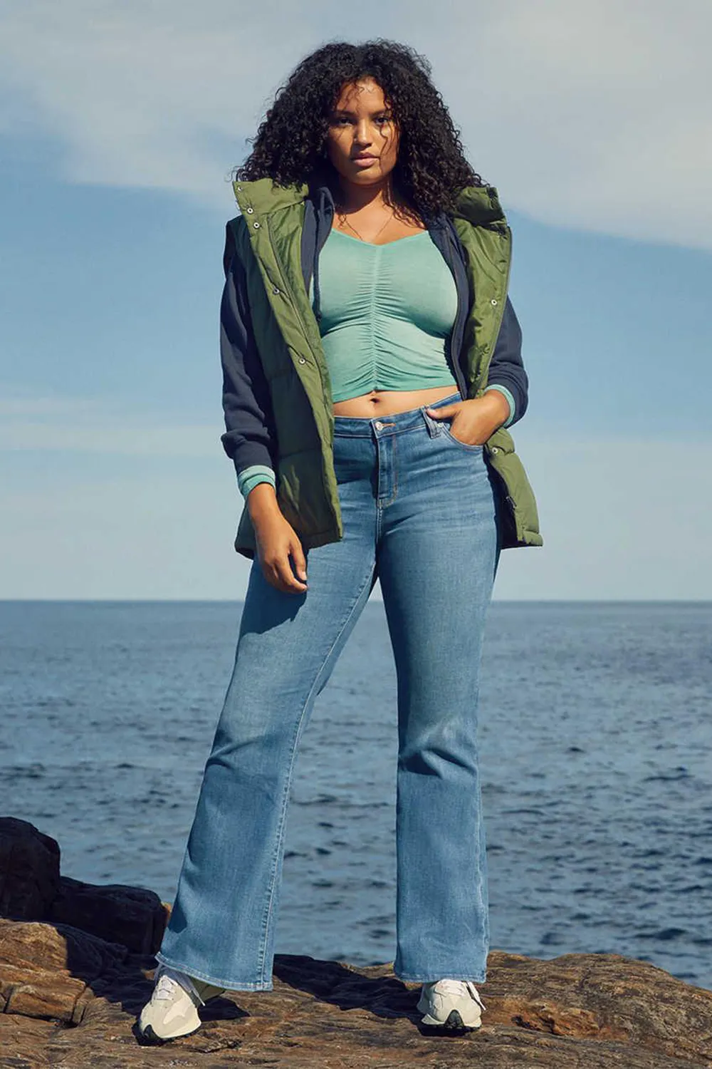 Level Low-Rise Flare Jean