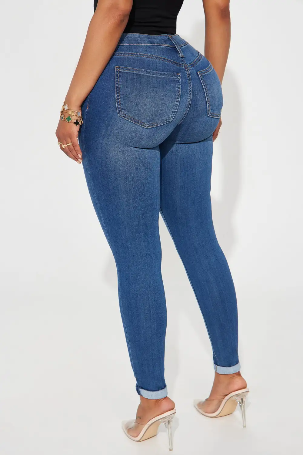 Daydreaming Of You Stretch Skinny Jeans - Dark Wash
