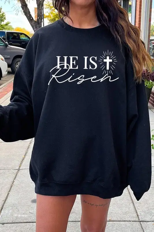 Easy Wear Soft Graphic Pullover Sweatshirt