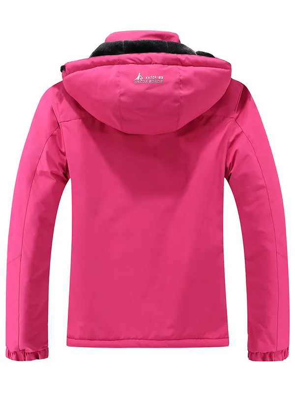 Women's waterproof winter warm ski jacket