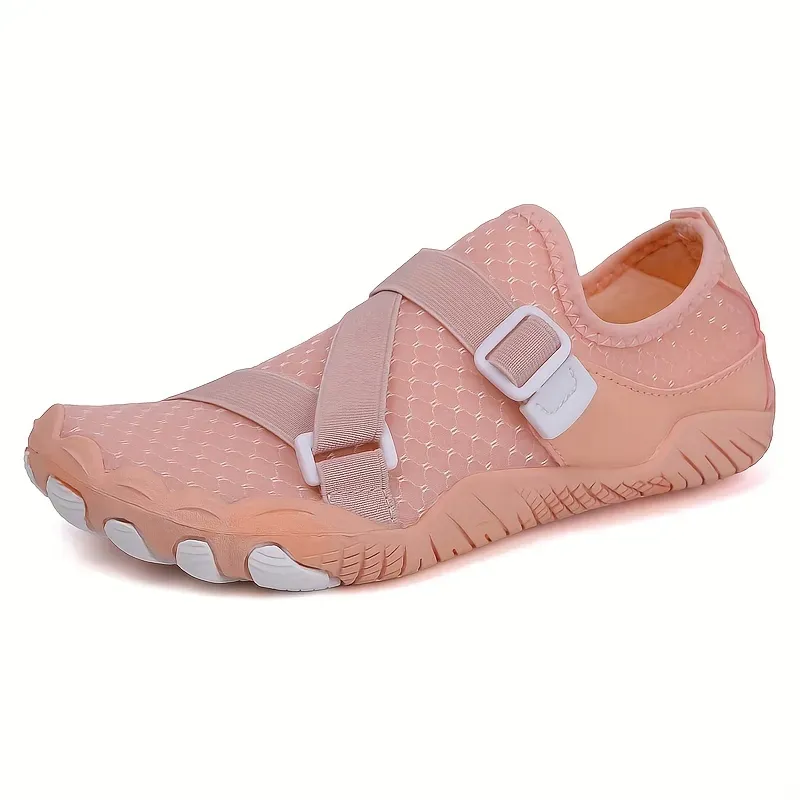 Women's Slip On Water Shoes, Buckle Decor Lightweight Creek Shoes, Outdoor Fashion Sports Shoes For Swimming Fishing Diving