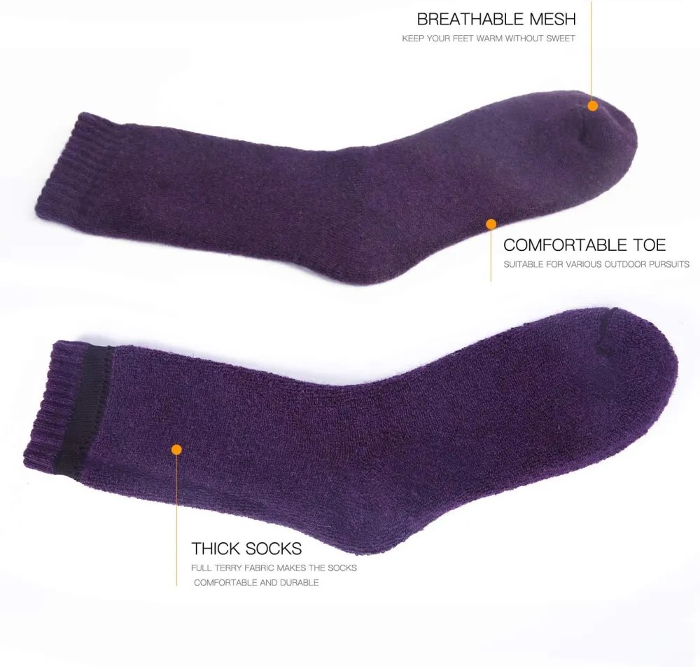 Jeasona Wool Socks for Women Warm Winter Thermal Thick Socks Gifts for Women Mom