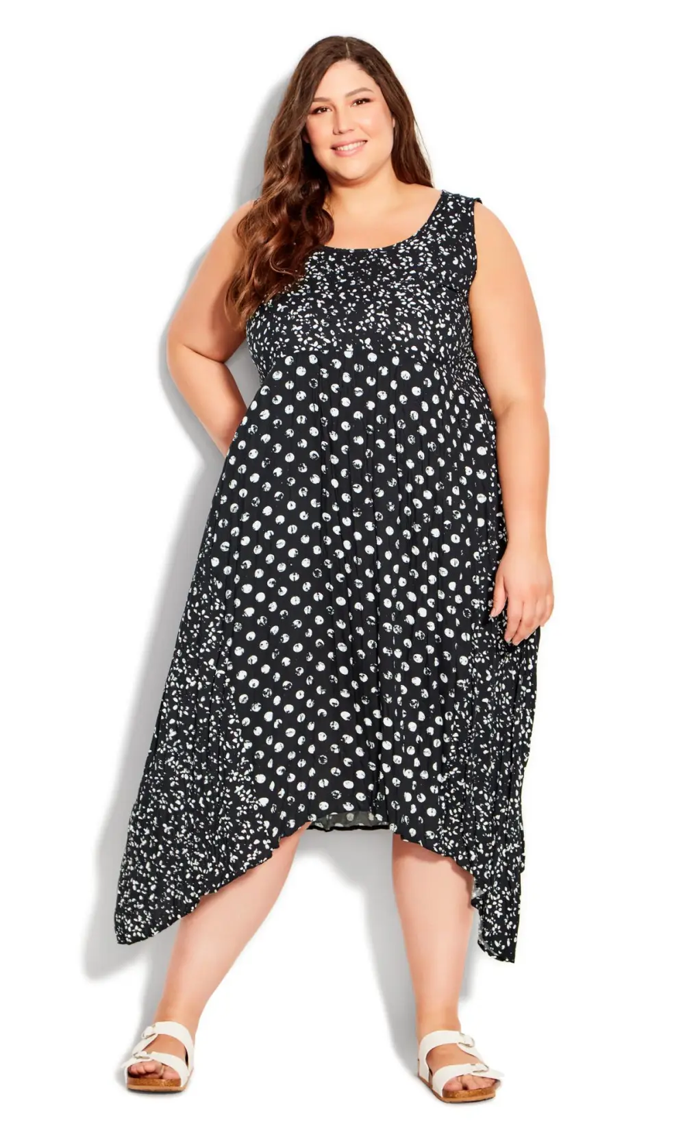 Evans Navy Kaylee Crush Dress