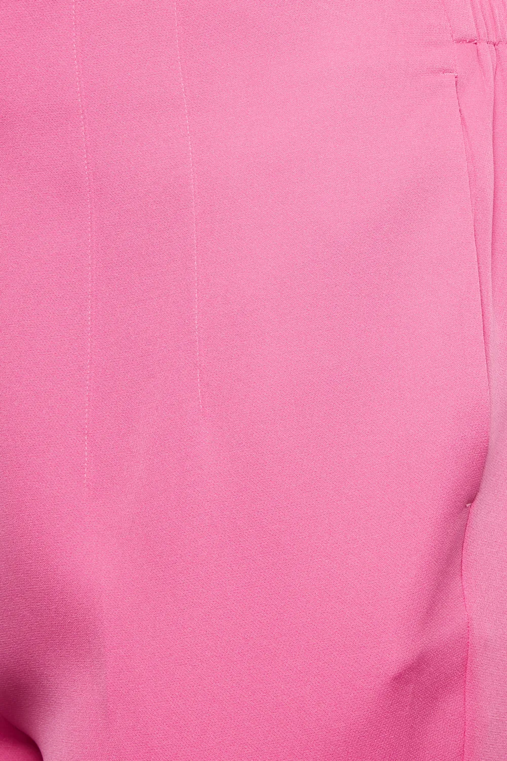YOURS Curve Bright Pink Darted Waist Tapered Trousers