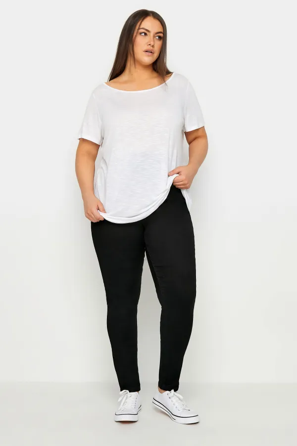 Evans Curve Black Skinny Jeans