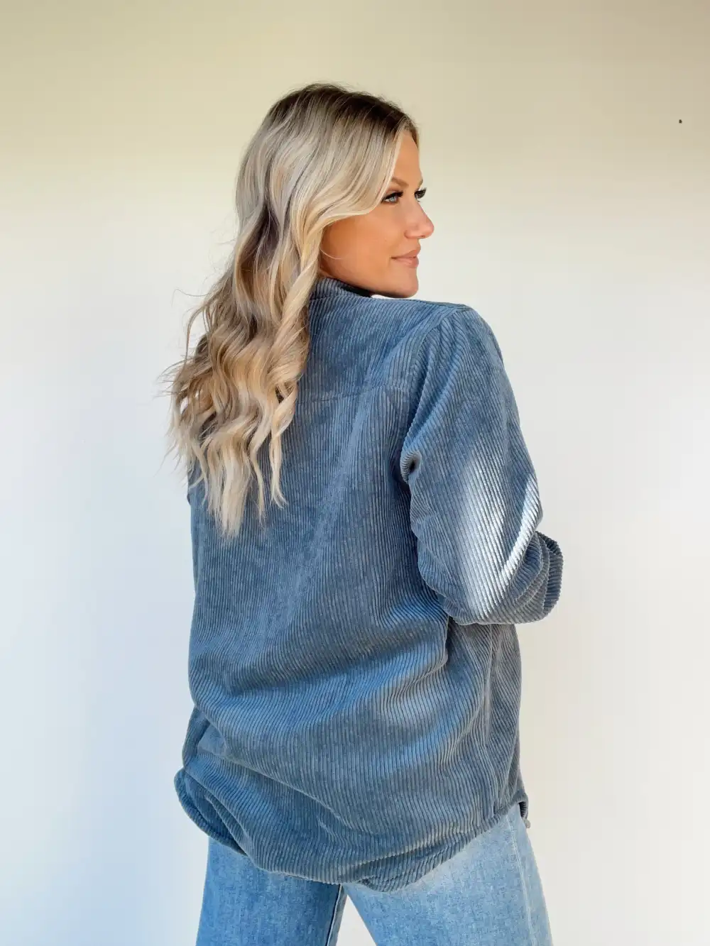 Reversible Corduroy Button Up