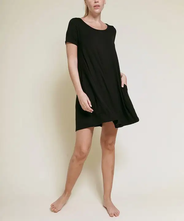 Bamboo Short Sleeve Dress