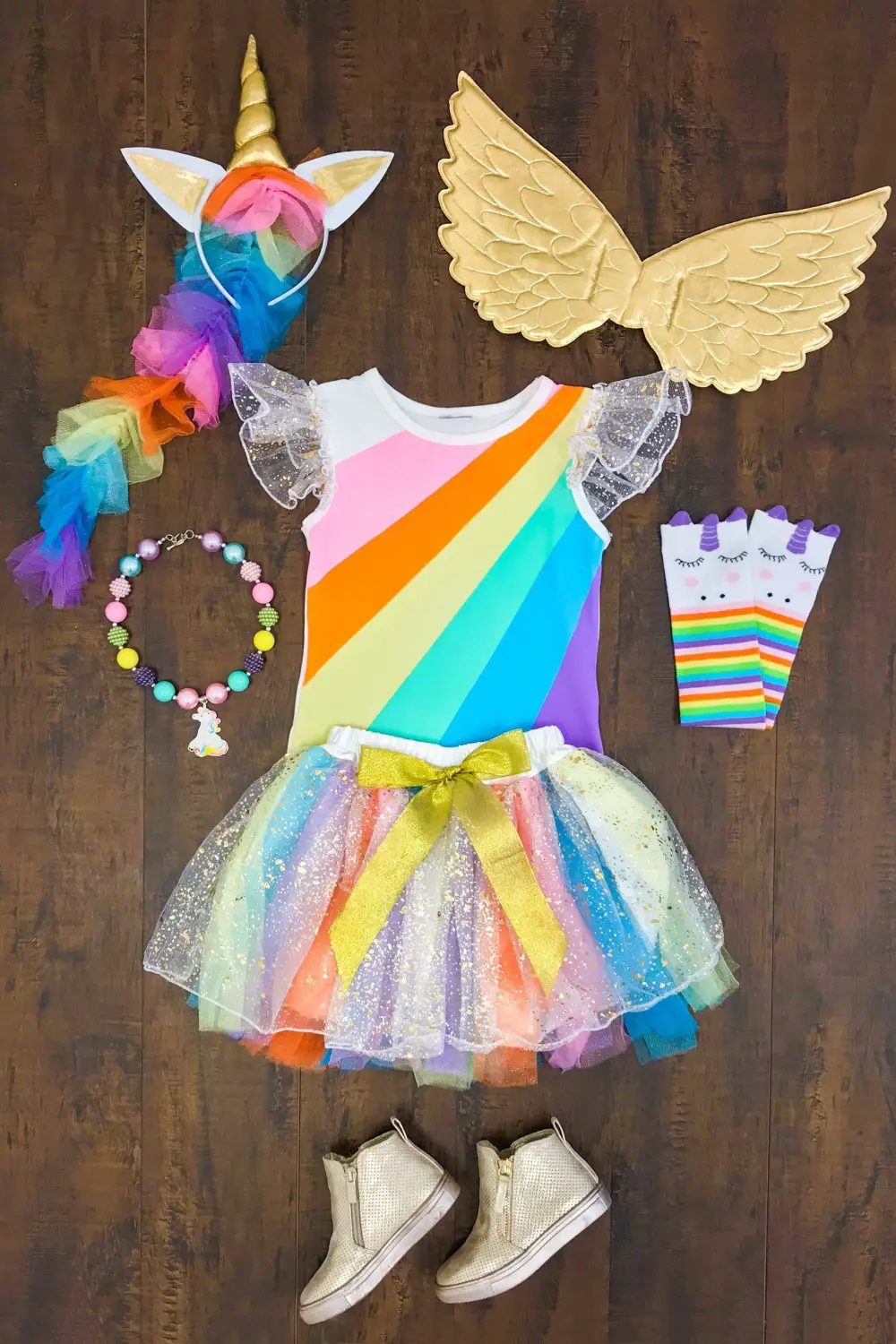 Mom & Me Unicorn Costume - INCLUDES COMPLETE 4 PC SET!