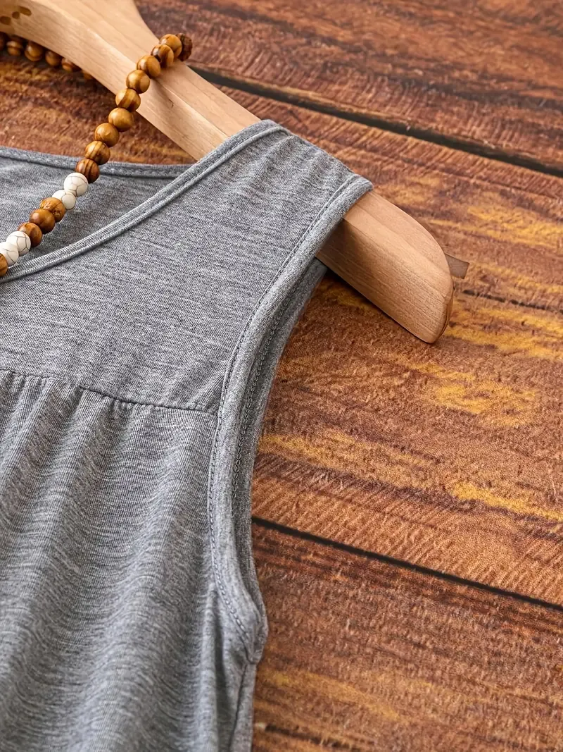 Women's Plus Size Casual Sleeveless Dress