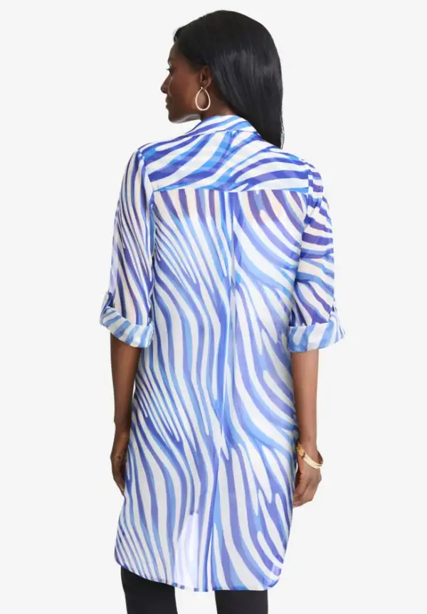 Sheer Georgette Mega Tunic