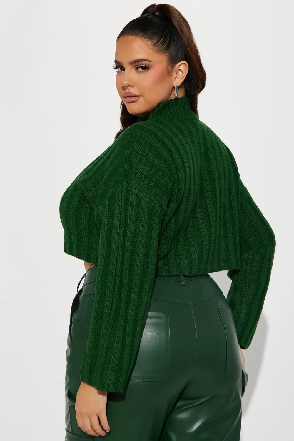 Yes Indeed Sweater Top - Green