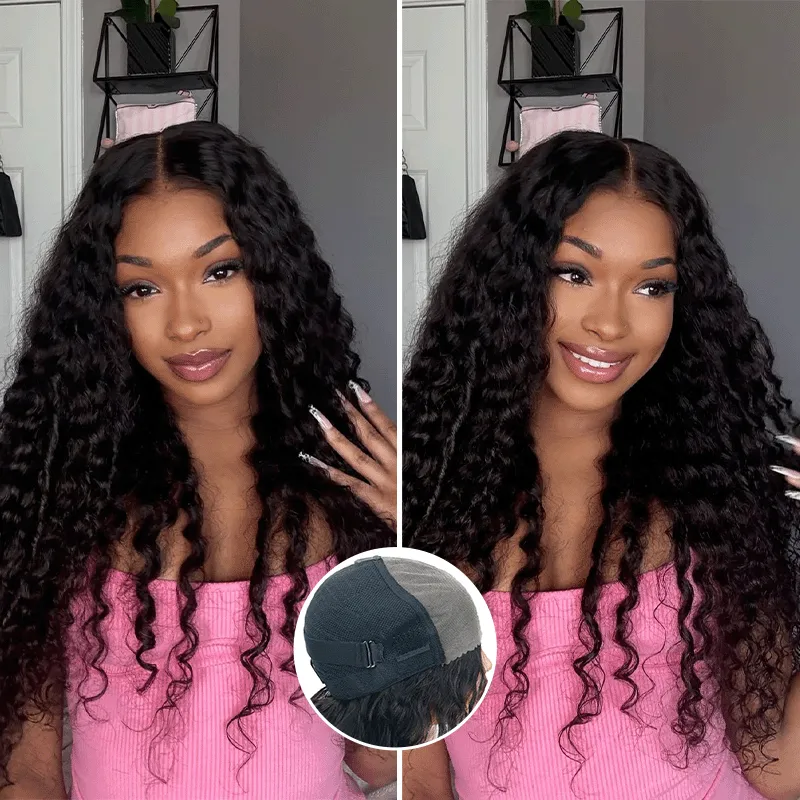 7×6 HD Lace Ready To Go Tiny Knots Deep Wave Wig | Sterly Hair