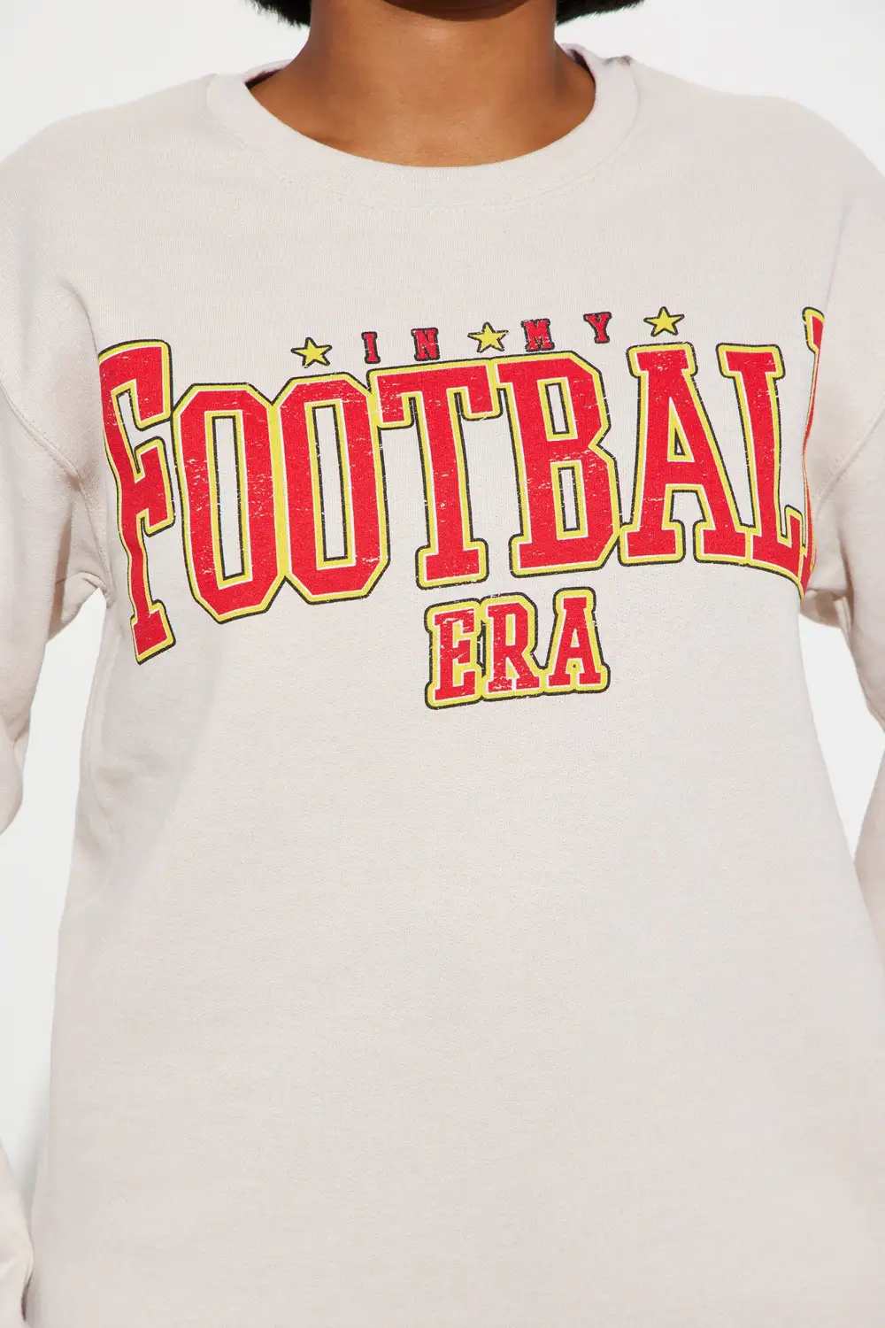 In My Football Era Sweatshirt - Beige