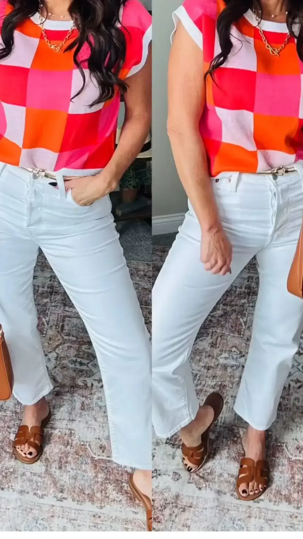 Women's Crew Neck Knitted Short Sleeve Top