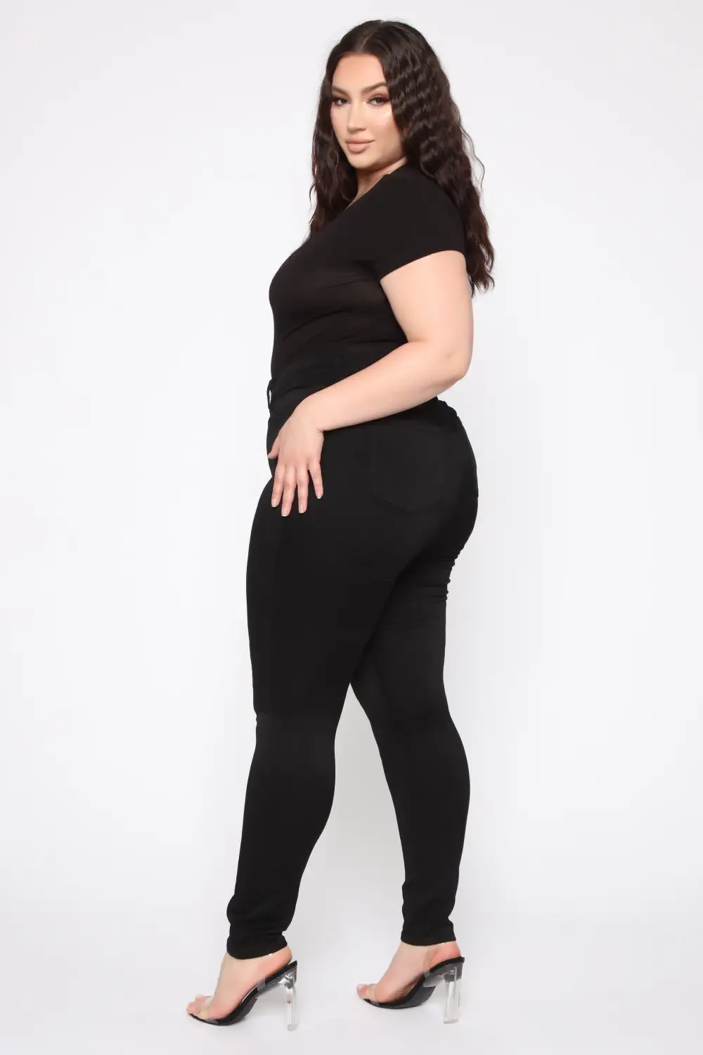 Eva Super Soft Curvy Skinny Jean - Black