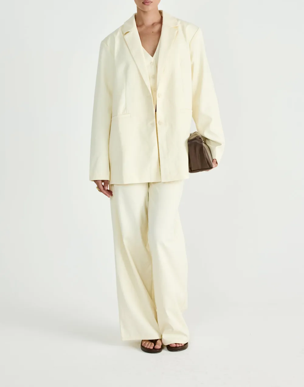 Business Casual Solid Color Trousers